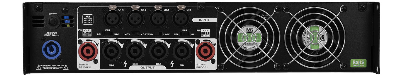 OMNITRONIC XPA SERIES connections image 3